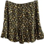Veronica Beard NEW  Olive Floral-Print Flounce Mini Skirt Photo 2