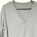 Lululemon Back In Action V-Neck Long-Sleeve Shirt Athletic Photo 1