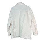 Gianni Bini white Corduroy Button Down Shirt Jacket Size Large Photo 5
