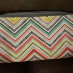 Thirty One chevron print zip around coupon clutch wallet with dividers HTF Blue Photo 4