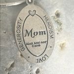 ALEX AND ANI Because I love you Mom II Rafaelian Silver Tone Bangle Bracelet Photo 2