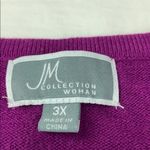 JM Collection  3XL Purple Pull Over Sweater Photo 2