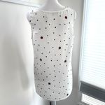 Badgley Mischka  Printed Nautical Polka Dot Tank Medium Crewneck Designer Photo 5