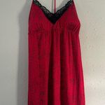 Apt. 9  Pink Floral Chemise Black Lace Nightgown Sleepwear Soft Comfy Casual Photo 0