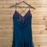 Vintage NWT Morgan & Co Medium Fairycore Mermaid Ethereal Fantasy Prom Gown Blue Photo 5