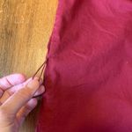 Tommy Hilfiger  Poplin Shirt Dress Large Burgundy NO Belt Photo 7