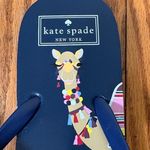 Kate Spade New York Nova Navy Llama Flip Flops Women's Size 10 NWOB Blue Photo 4
