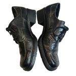 Naturalizer Vintage  Square Toe Chunky Heel Lace Up Leather Oxford, Sz 6 Photo 8