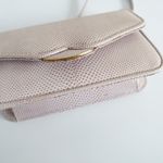 Vintage Judith Leiber Lizard Embossed Light Pink Small Crossbody Bag Photo 8