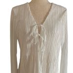 Amazon Lancifolium Pleated Long Sleeve Satin Mini Dress or Coverup Photo 11