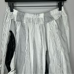 Bodil Black and White Striped Steampunk Maxi Skirt One Size Size undefined Photo 2
