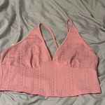 SheIn  Curve Pink Crop Top Photo 0