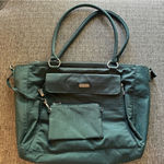 Baggallini  everyday tote Bag Dark Green Nylon Shouldler bag see description EUC Photo 0