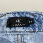 Volcom  Light Wash Destroyed Denim Skinny Jeans Photo 4