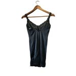Jaclyn Smith Black Lace Trim Lingerie Slip Dress Nightie Sleepwear Photo 5