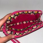 Vera Bradley  Berry Fuchsia Pink Front Zip Wristlet Women's 4.5" x 8" Photo 3