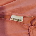 Y2K No Boundaries Pink Halter Top Beaded Rhinestone Front Detail Tank S Photo 5