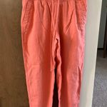 A New Day New Day Coral Linen pants Photo 0