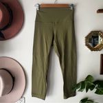 Lululemon Align High-Rise Crop 21"Bronze Green Women's SIZE 6 Photo 2