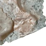 Vintage Laura Adams Pink Satin Silk Lace Teddie Lingerie Size Small Photo 8