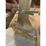 Stuart Weitzman Stuart‎ Weitzman Bow 100 Slide Heels with Swarovski Crystals Size 11 Dust Bag Photo 5