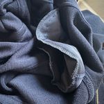 Vintage Rena Lange Navy Blue Jumpsuit Classic Logo Gold Buttons Zip Up Size 40 Size M Photo 5