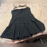 Pretty Little Thing  Black Pleated Sundress Spaghetti Strap Photo 1