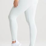 women's best Power Seamless Leggings Washed Light Gray Photo 2