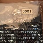 Inddus Black Silk Blend Sequin Sleeveless Scoop Neck Crop Top S/M Photo 7