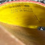 Candie's Y2K Orange Tropical Sandal Slides Photo 5