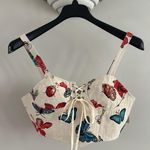 Cider NWT  butterfly, ladybugs, and more corset top Photo 0