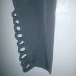 Fabletics  M 30 Lightweight Dark Gray Caged Ankle Athletic Pants Photo 3