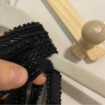 Laurence Kazar  Vintage Black Silk Fully Beaded Maxi Dress size Small Photo 5