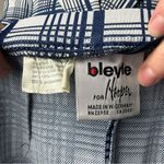 Vintage 1970s Blue & White Plaid Leisure Polyester Suit Size 12 Photo 6