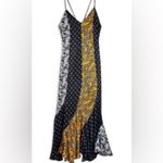 Topshop  Patchwork Floral Satin Godet Slip Maxi Dress Size 4 Photo 7