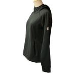 Spyder Women's Pullover Hoodie Size L Black Thumb Hole Cuffs Athletic Top NWT Photo 2