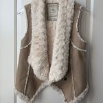 Guess Faux Fur Vest Suede Medium Photo 0