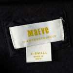 Anthropologie  Maeve Black V-neck Louisa Tiered Peasant Babydoll Tee Shirt Top XS Photo 4