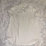 Lululemon Athleta White Short Sleeve Polo Golf Shirt Quick Dry size 14 Photo 3