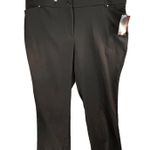 Avenue Pants Womens 26 Black Tummy Control Trouser Slimming Career Stretch NEW Size undefined Photo 0