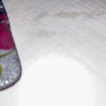 LODIS BRAND FLORAL LEATHER WRISTLET SOFT LEATHER GOLD HARDWARE ZIP CLOSURE Black Photo 1