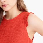 J.Crew  Sheath Dress in Red Tweed - NWT! Photo 2