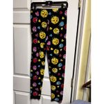 New Mix 300-012 Women's Size XL Leggings Dark Black Ladybugs Photo 1