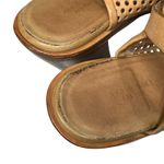 Rag and Bone  Wyatt Perforated Sandals Womens US 9 Tan Leather Slingback City Chic Photo 8