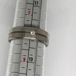 Stainless Steel Ring Cubic Zirconia Crystal Size 8 Photo 1