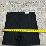 Chico's CHICO’s linen black wide leg pull-on stretch linen blend pants size 8 NWT Photo 2