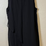 Cb Established 1962 Black Dress Sleeveless Rhinestone Neck Cocktail Party Photo 0