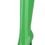 Sun Gurg Women's Knee High Boots Stiletto High Heels Sexy Zipper Size 10 NIB Green Photo 0