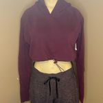 Gymshark Purple Size Small Crop Hoodie Photo 0