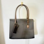 Diane Von Furstenberg  DVF Business Case Tote NWT Bronze Gray Bag Photo 1